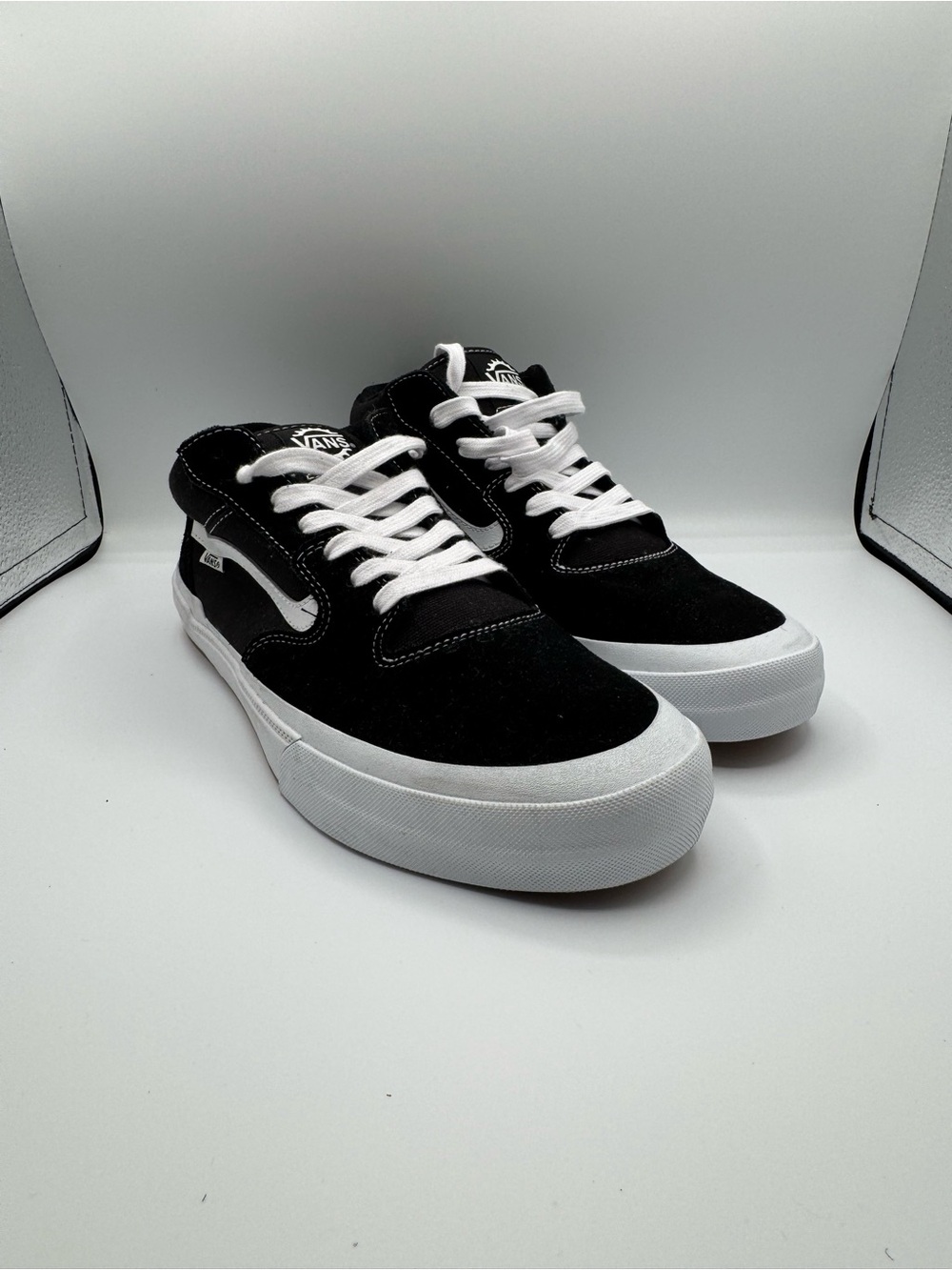 Vans Black & White Low-Top BMX Shoes